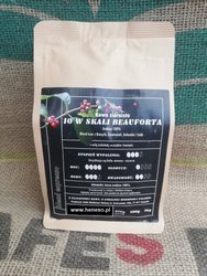 Kawa ziarnista świeżo palona  10 W SKALI BEAUFORTA - BLEND ARABICA 100%